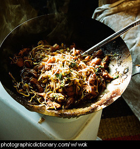 Photo of a wok
