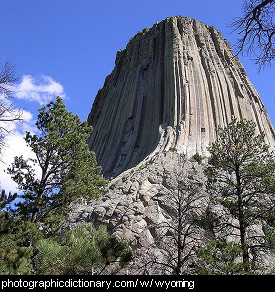 Photo of Devils Tower in Wyoming