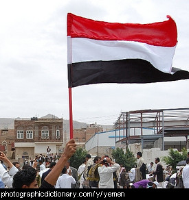 Photo of the Yemen flag