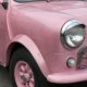 Photo of a pink car.