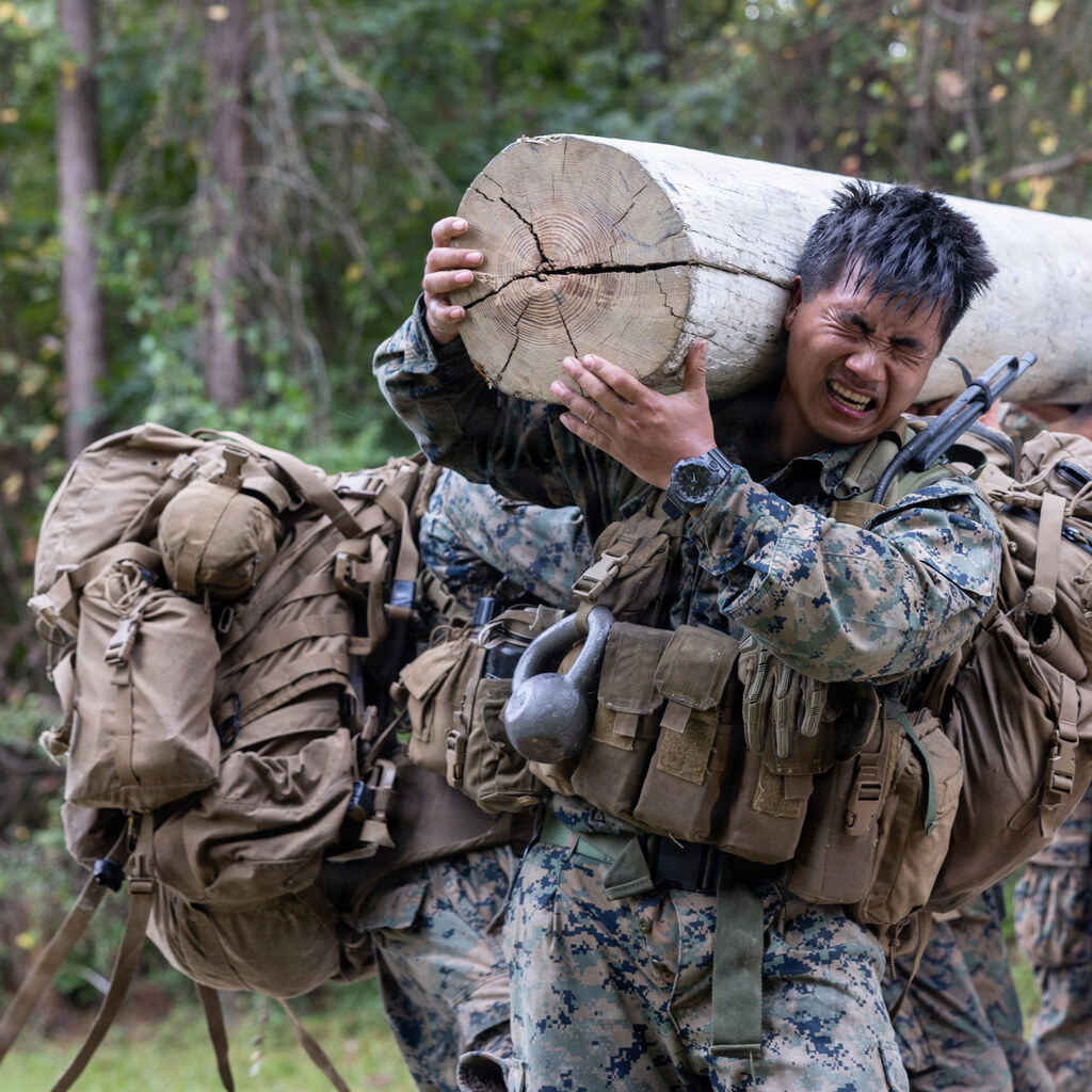 Photo of army training
