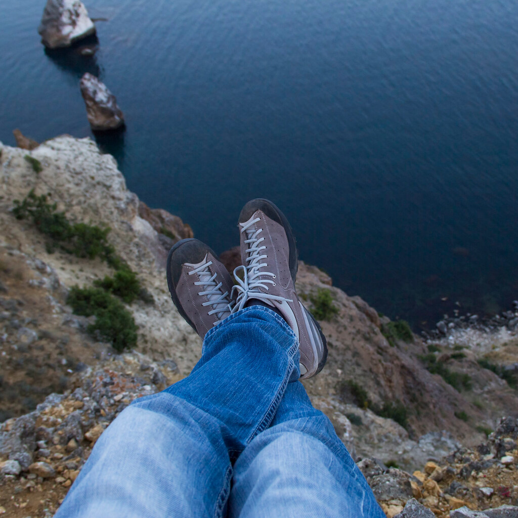 Photo of looking down from a height