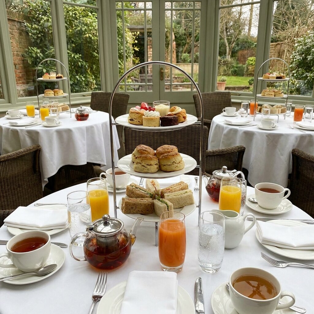 Generated image of afternoon tea