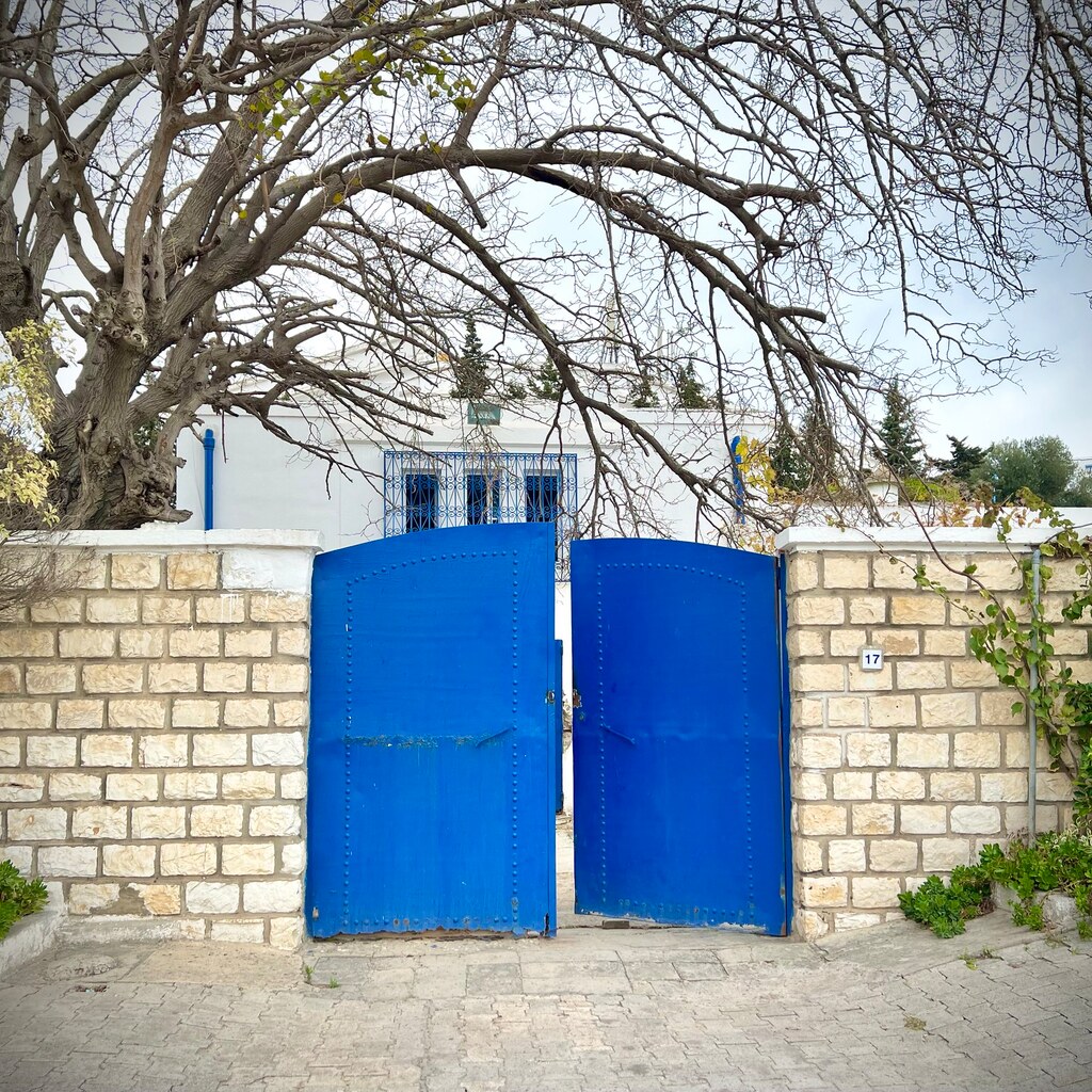 Photo of a door left ajar
