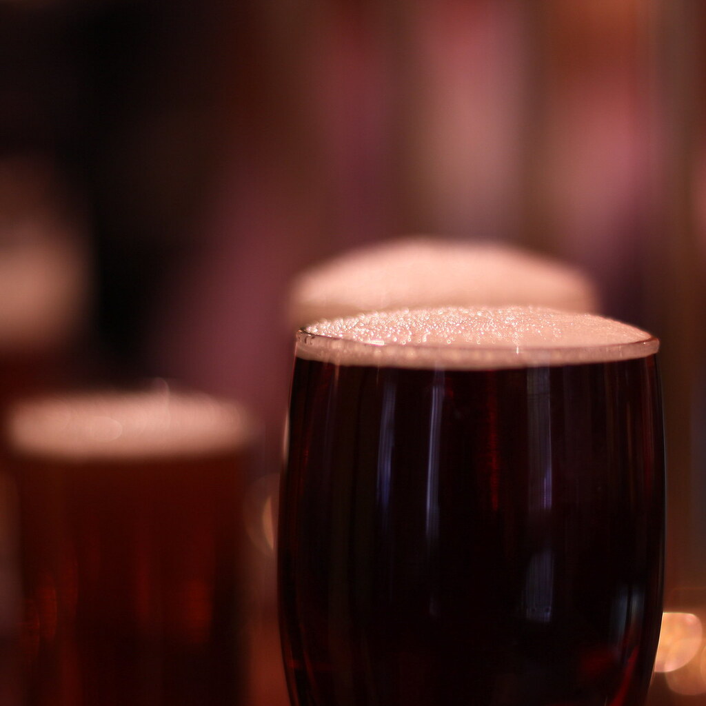 Photo of a glass of ale