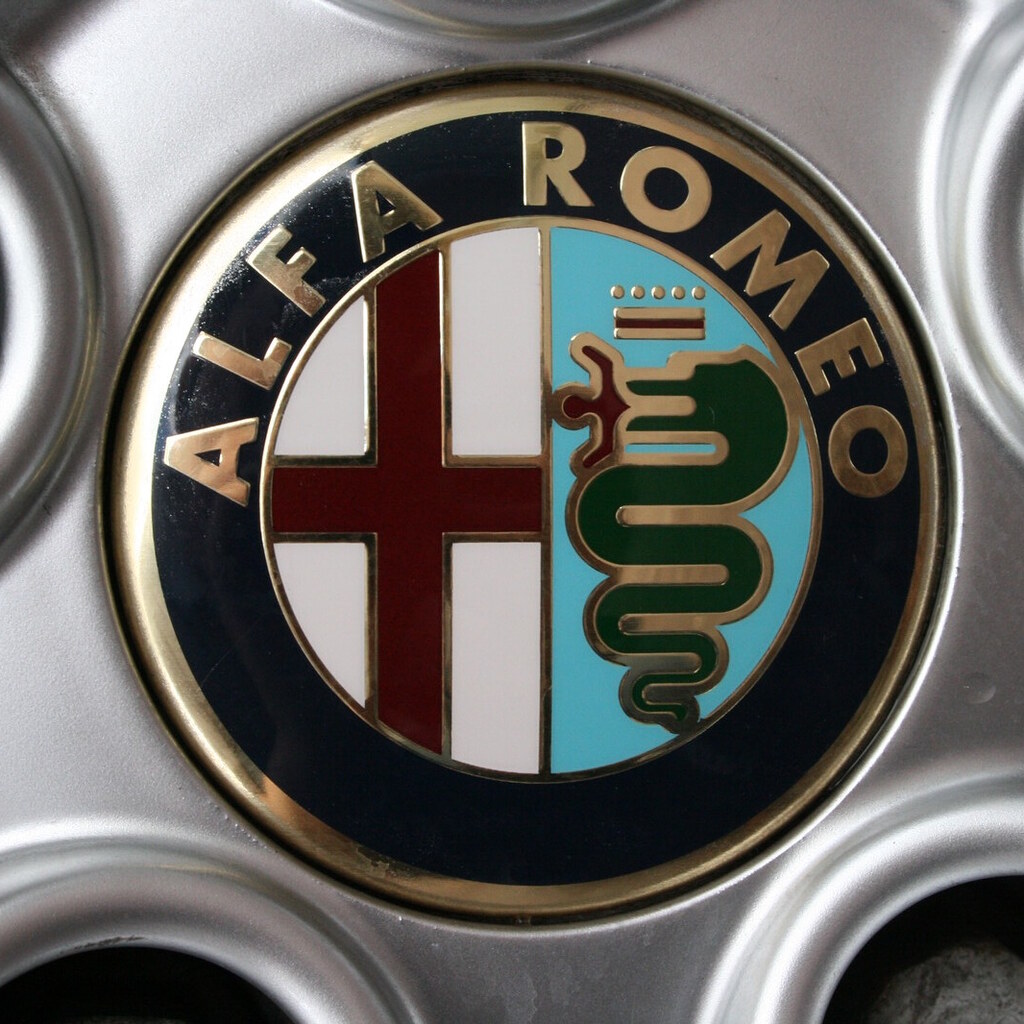 Photo of an Alfa Romeo badge