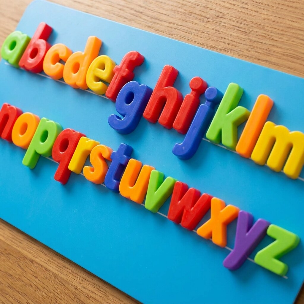 Photo of alphabet fridge magnets