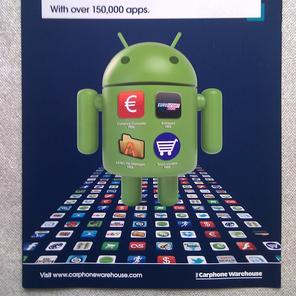 An android advertisement.