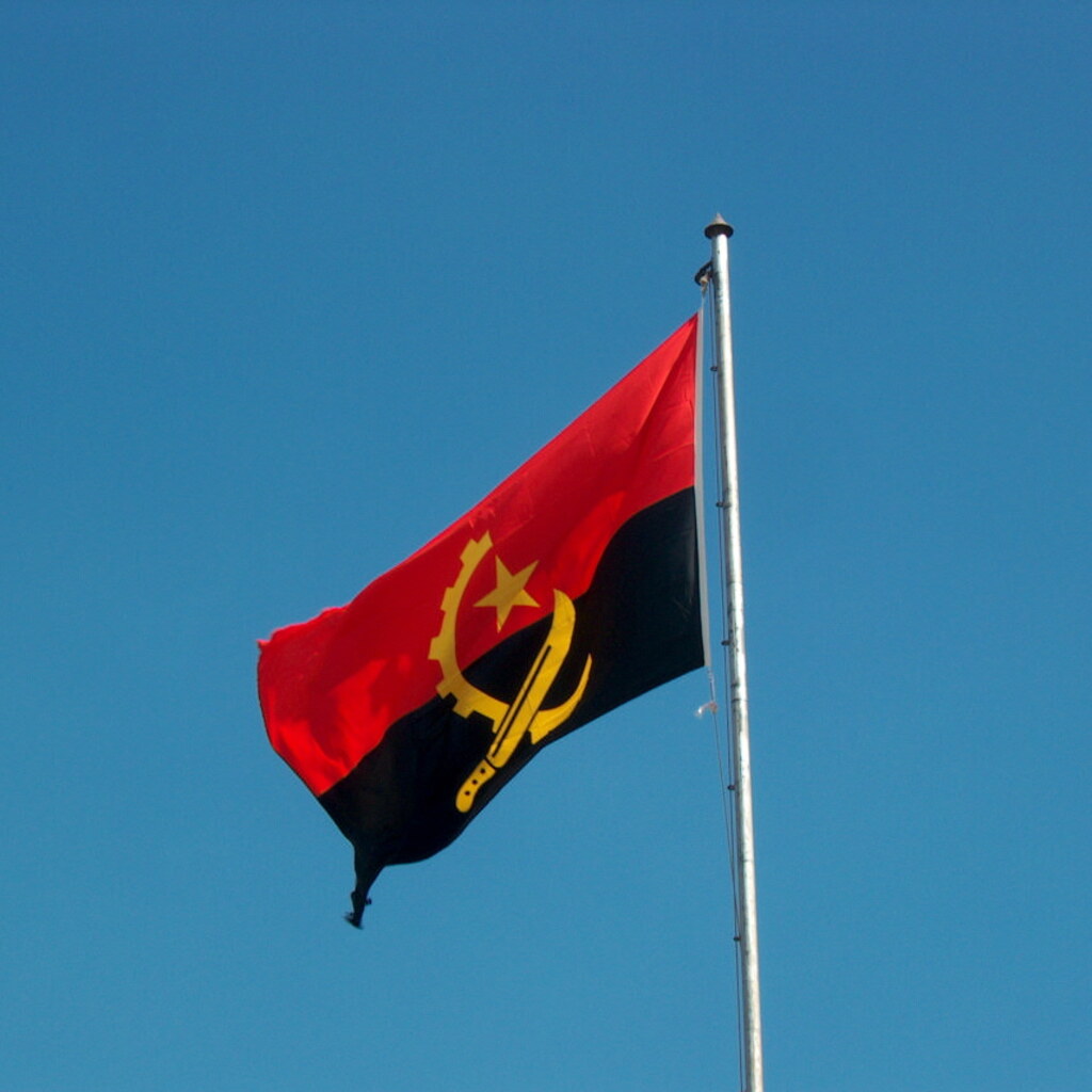 Photo of the Angolan flag