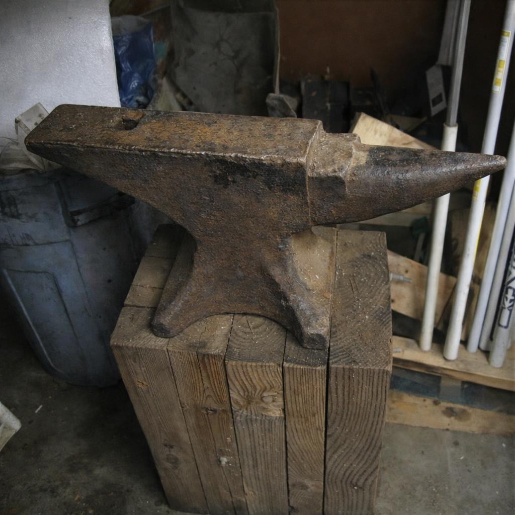 Photo of an anvil.