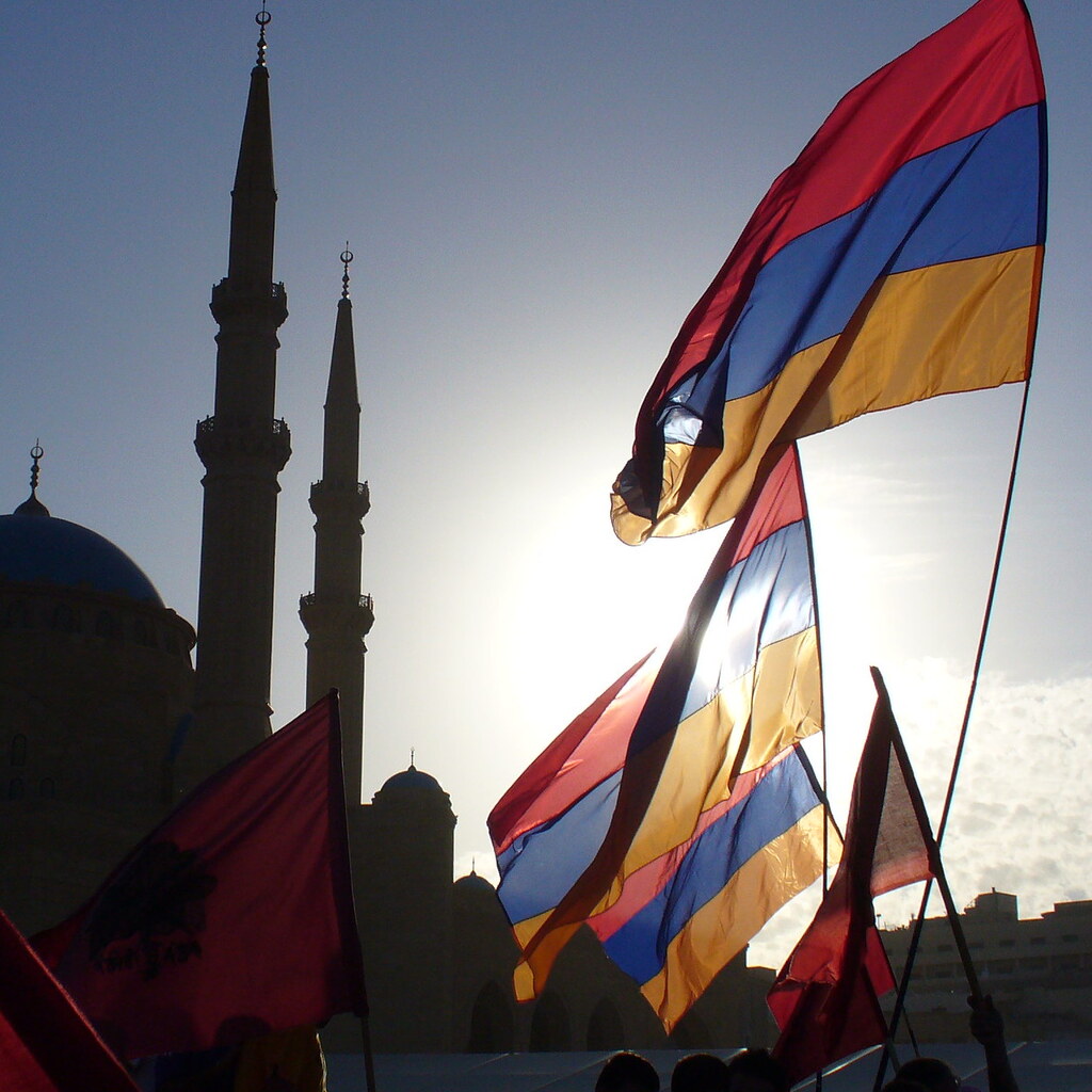 Photo of the Armenian flag