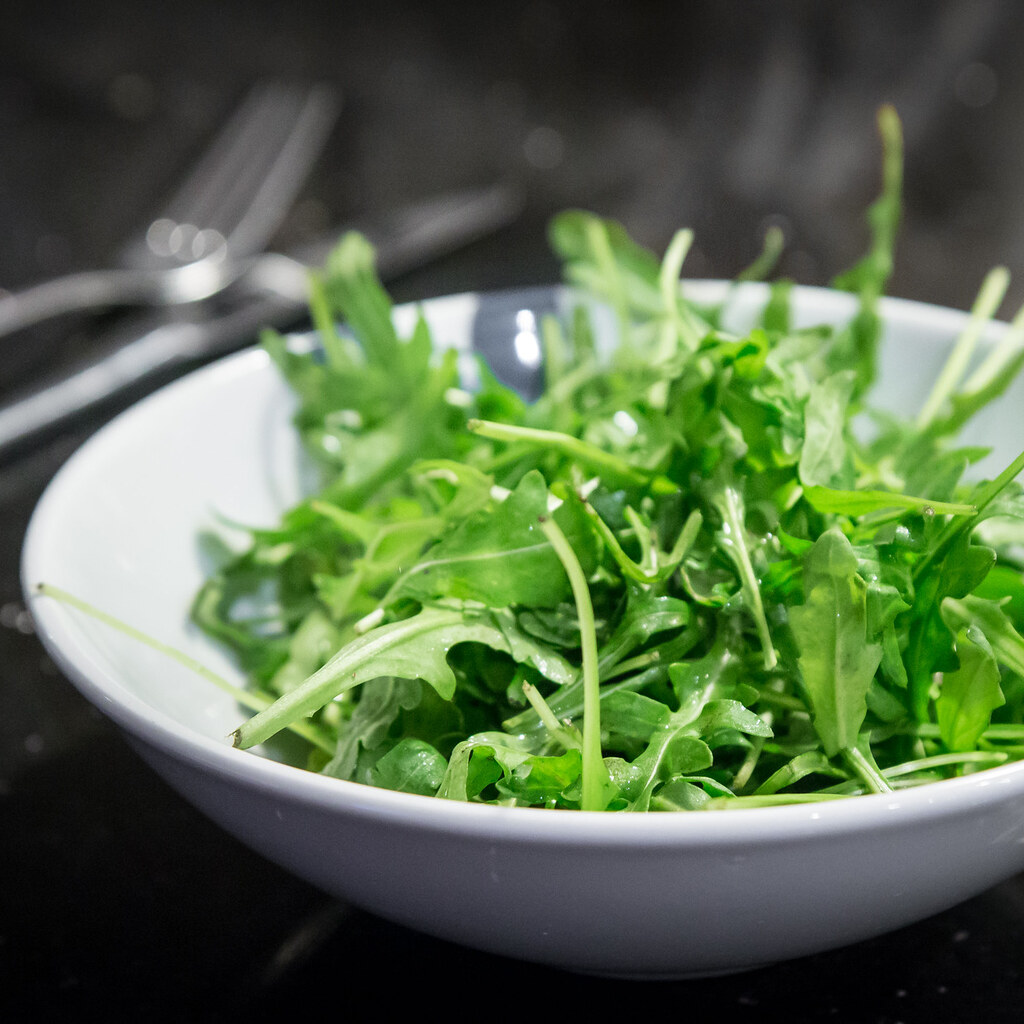 Photo of a rocket or arugula salad