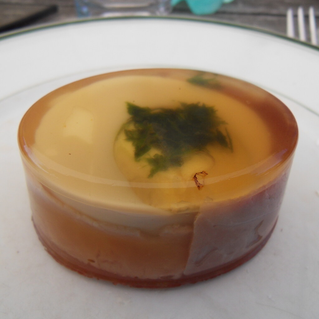 Ham and egg aspic.