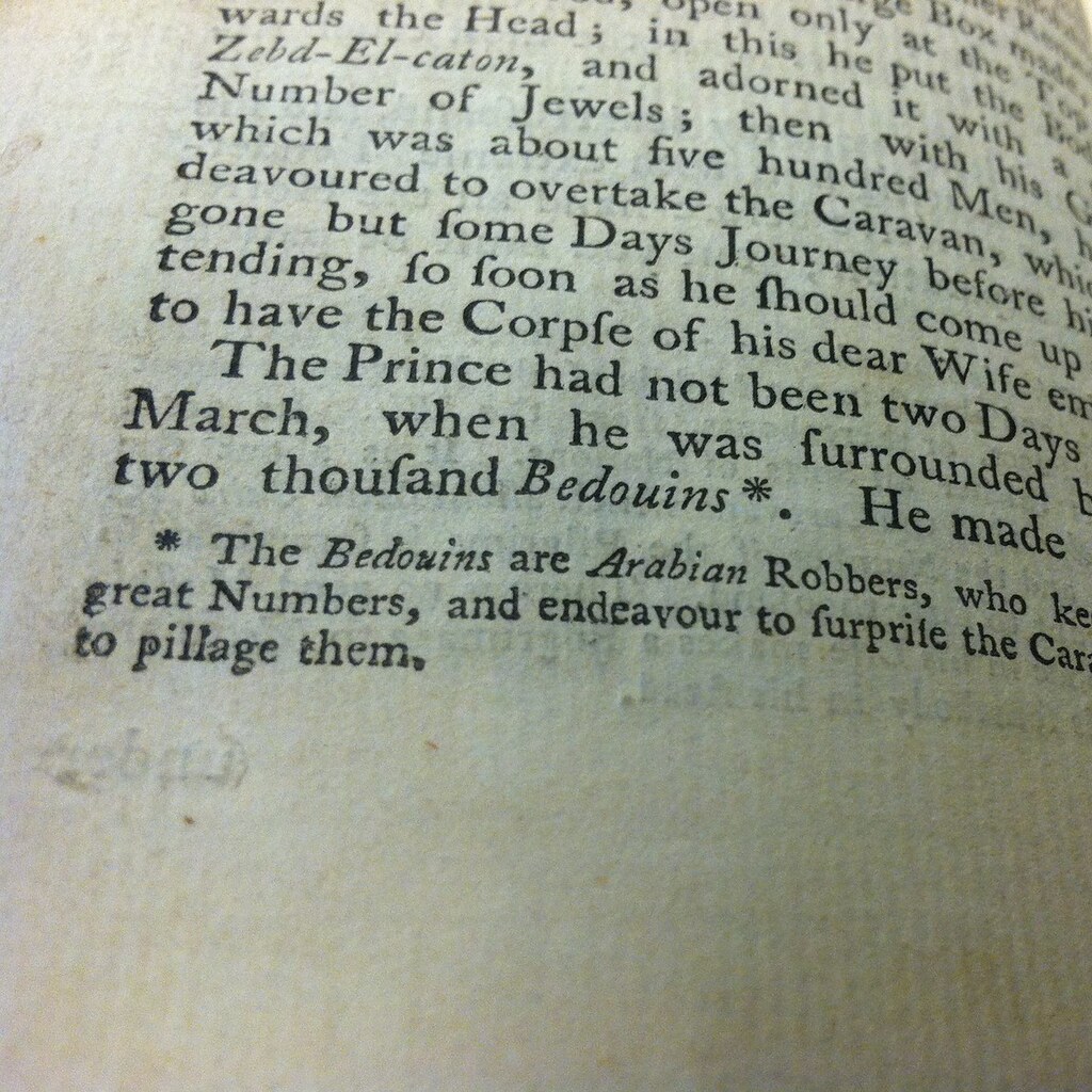 Photo of an asterisk on a footnote