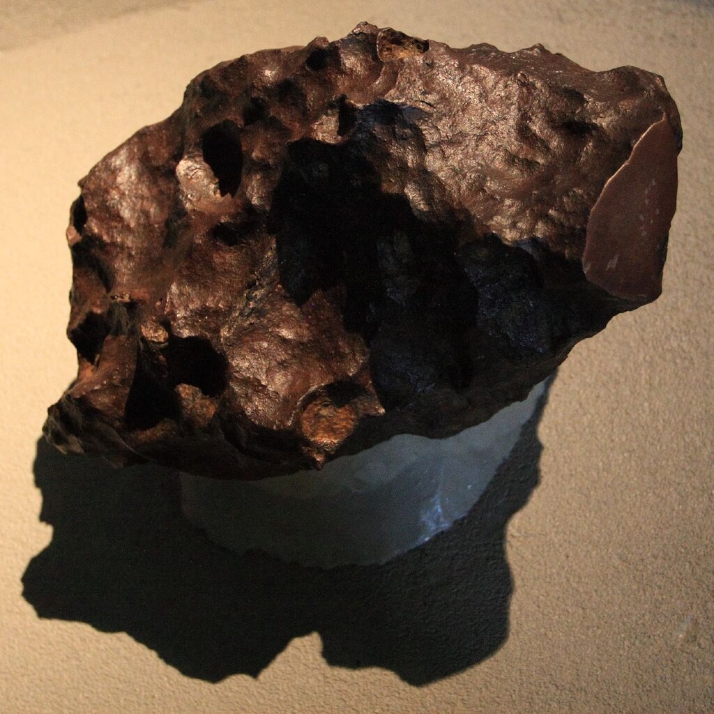 Photo of a meteorite