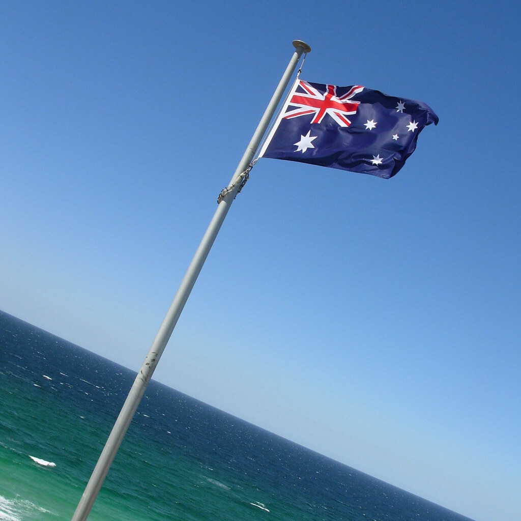 Photo of the Australian flag