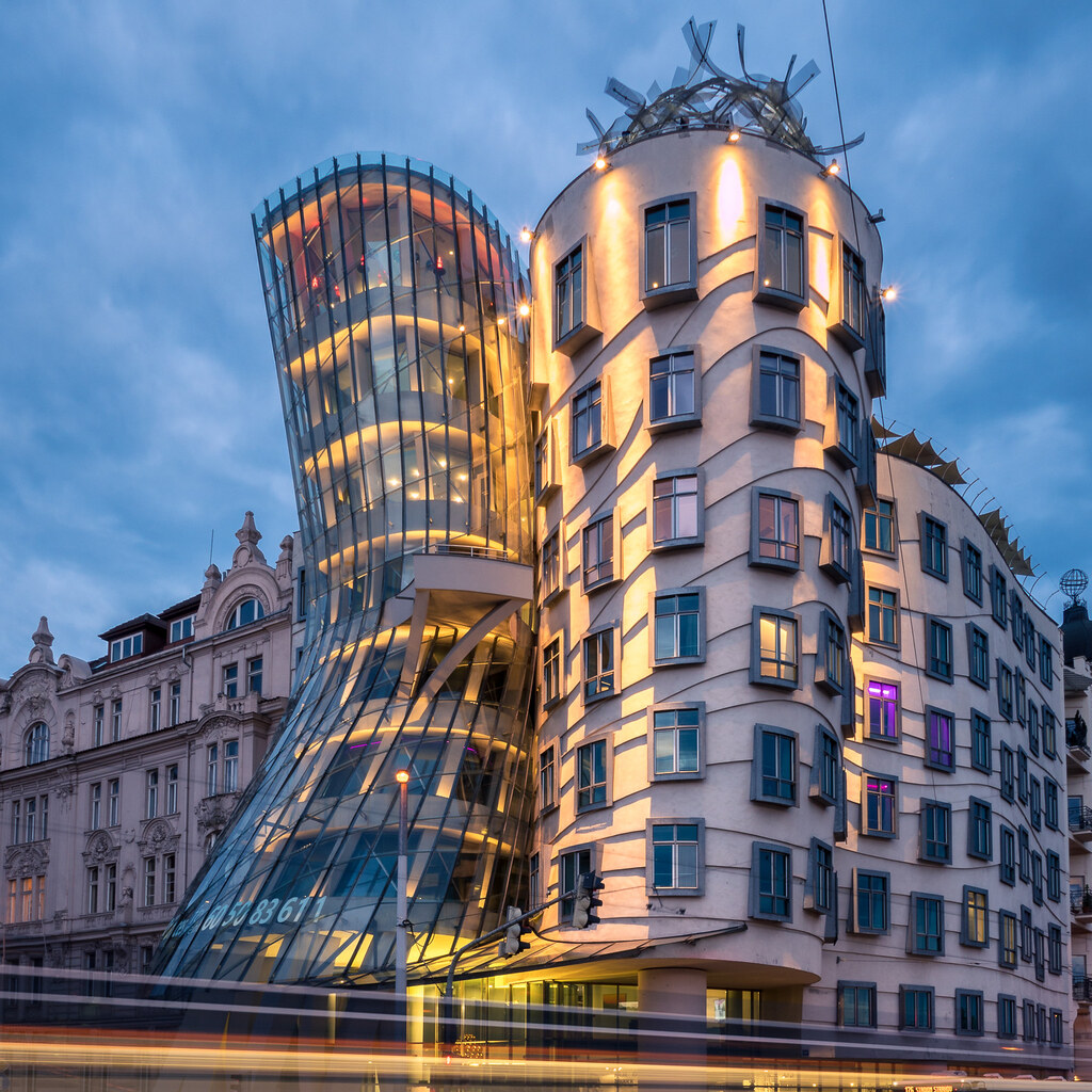 An avant-garde building
