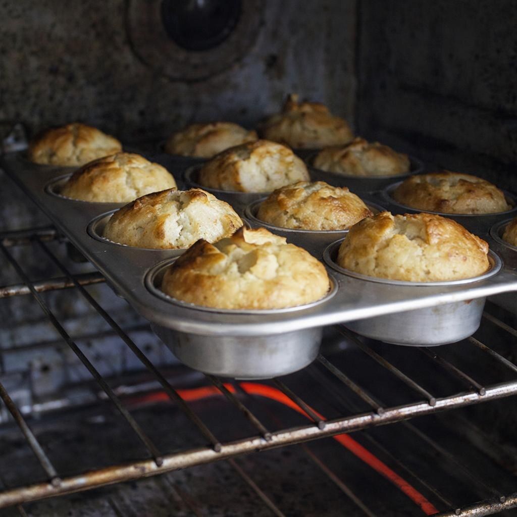 Photo of muffins baking
