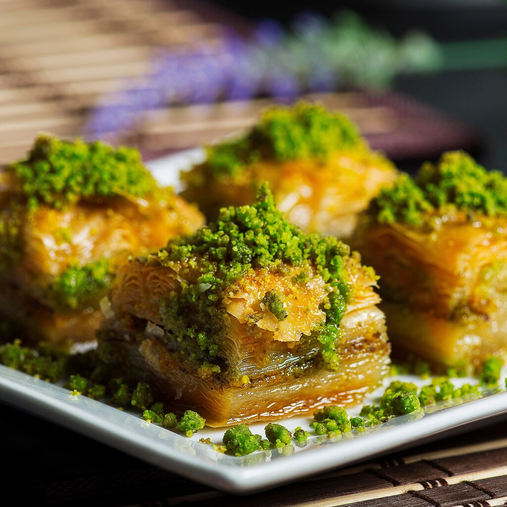 A photo of baklava