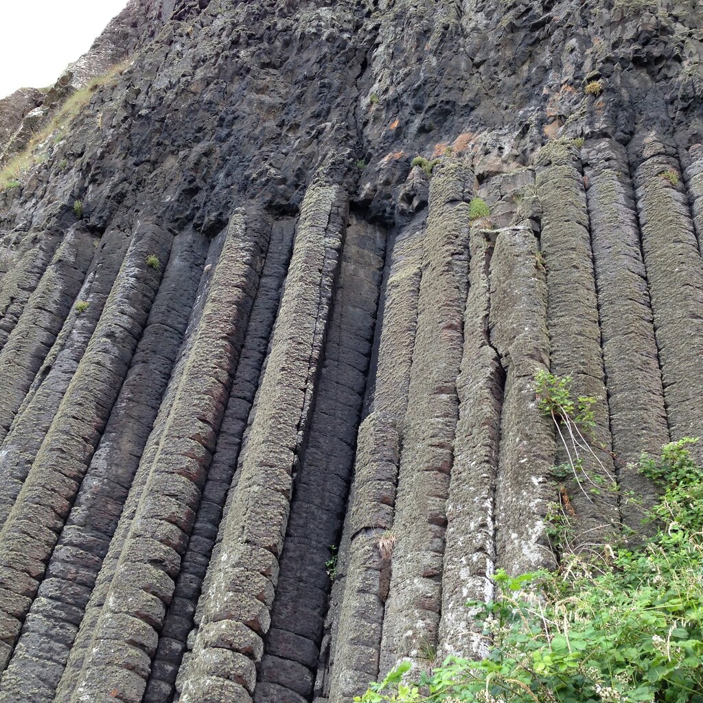 Photo of some basalt columns