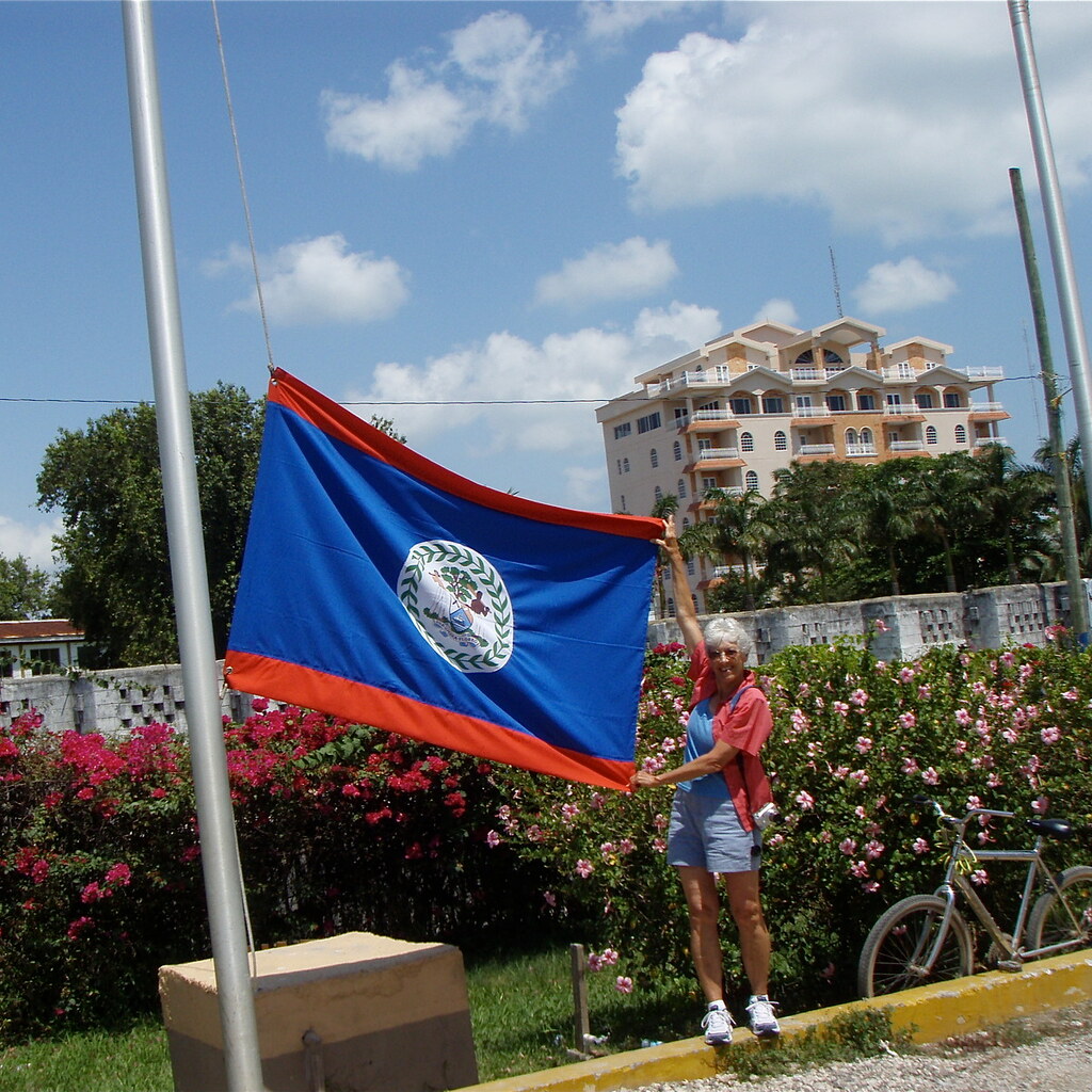 Photo of the Belize flag
