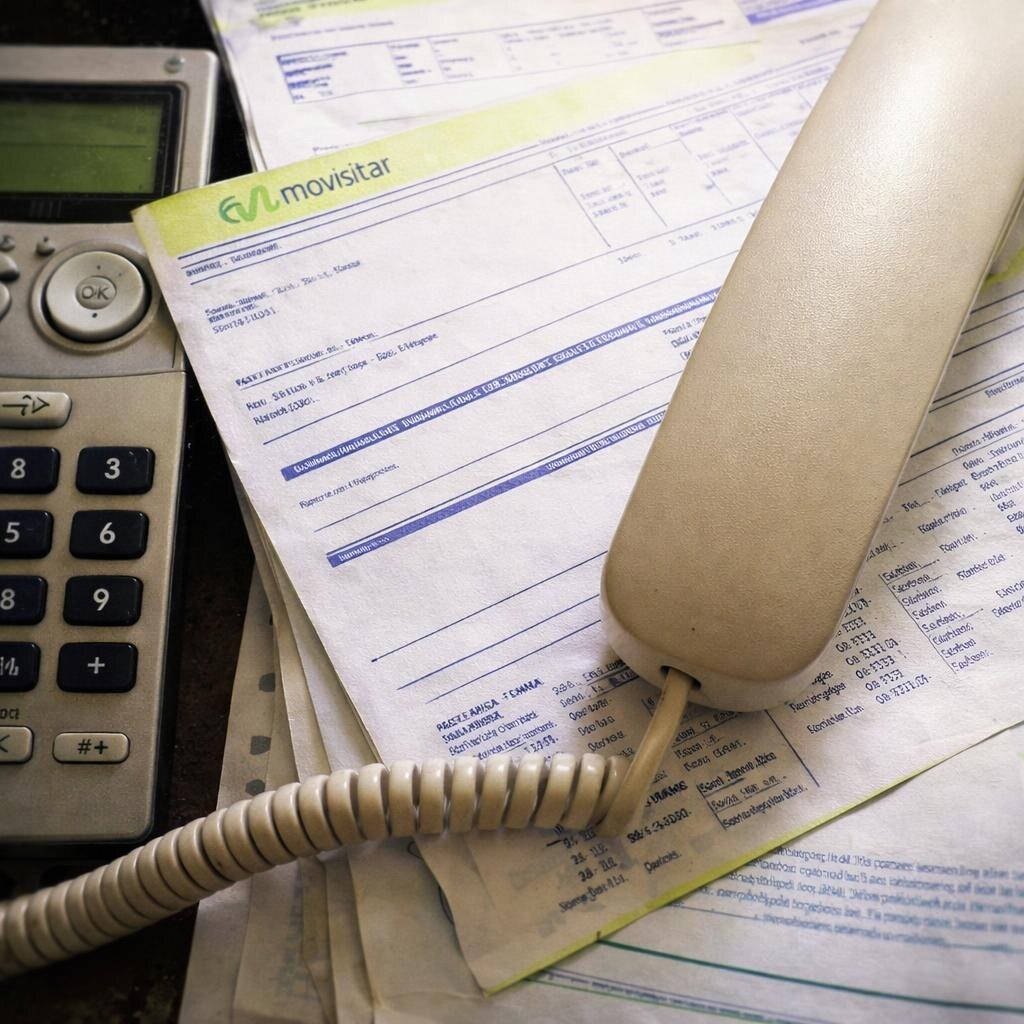 Photo of a phone bill