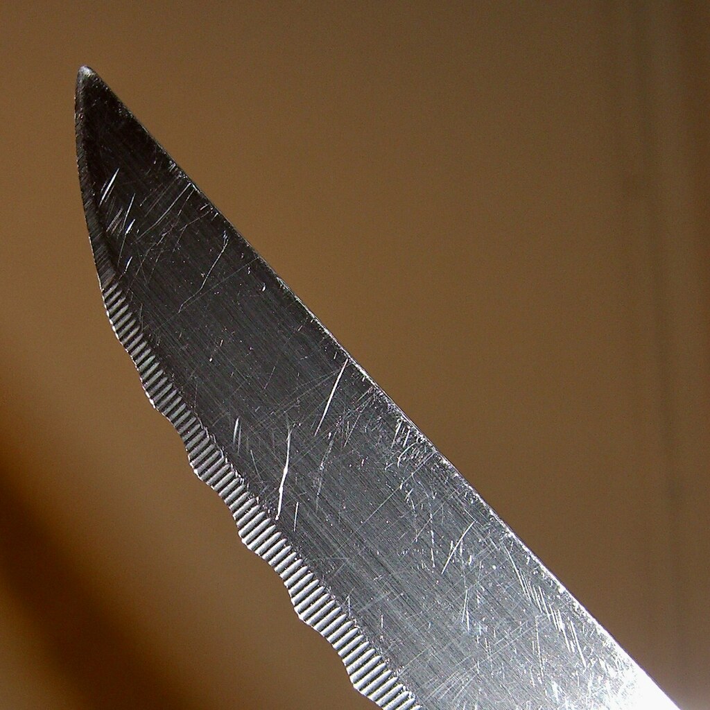 Photo of a knife blade