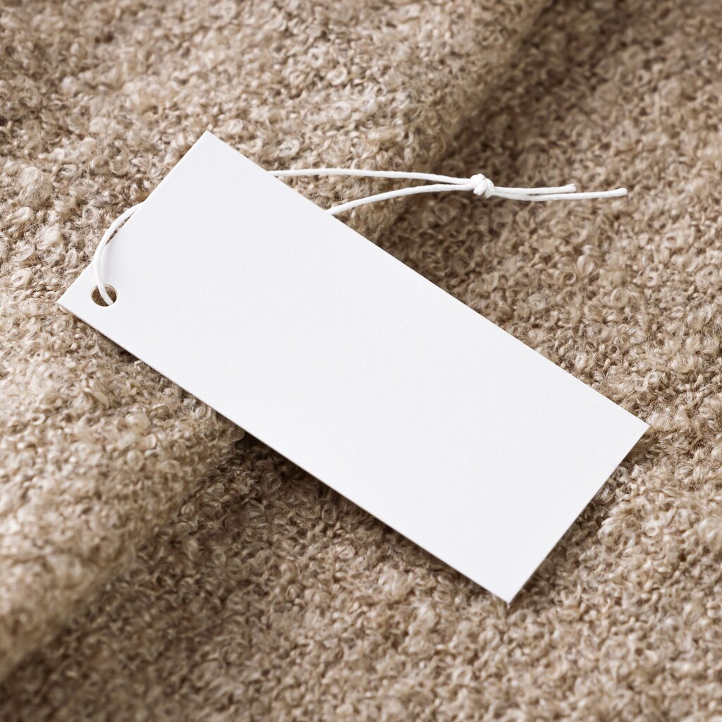 A photo of blank tag