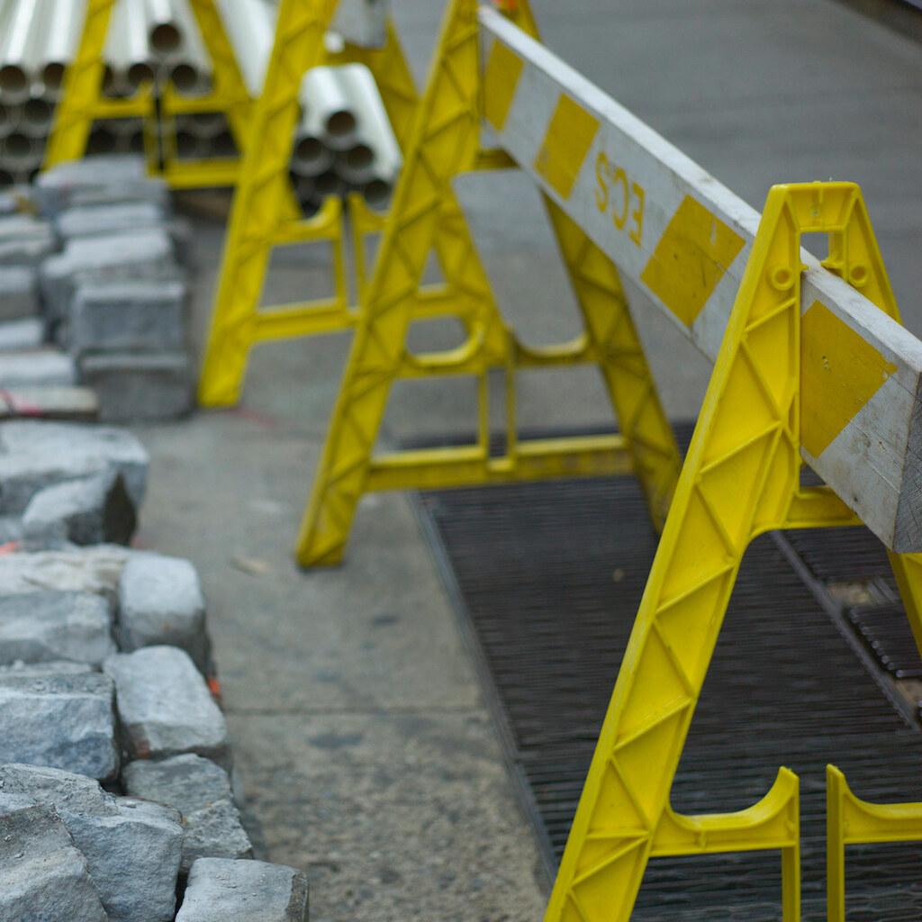 Photo of a blockade