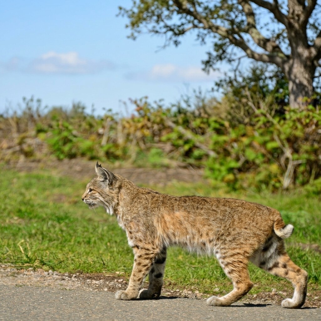 Photo of a bobcat