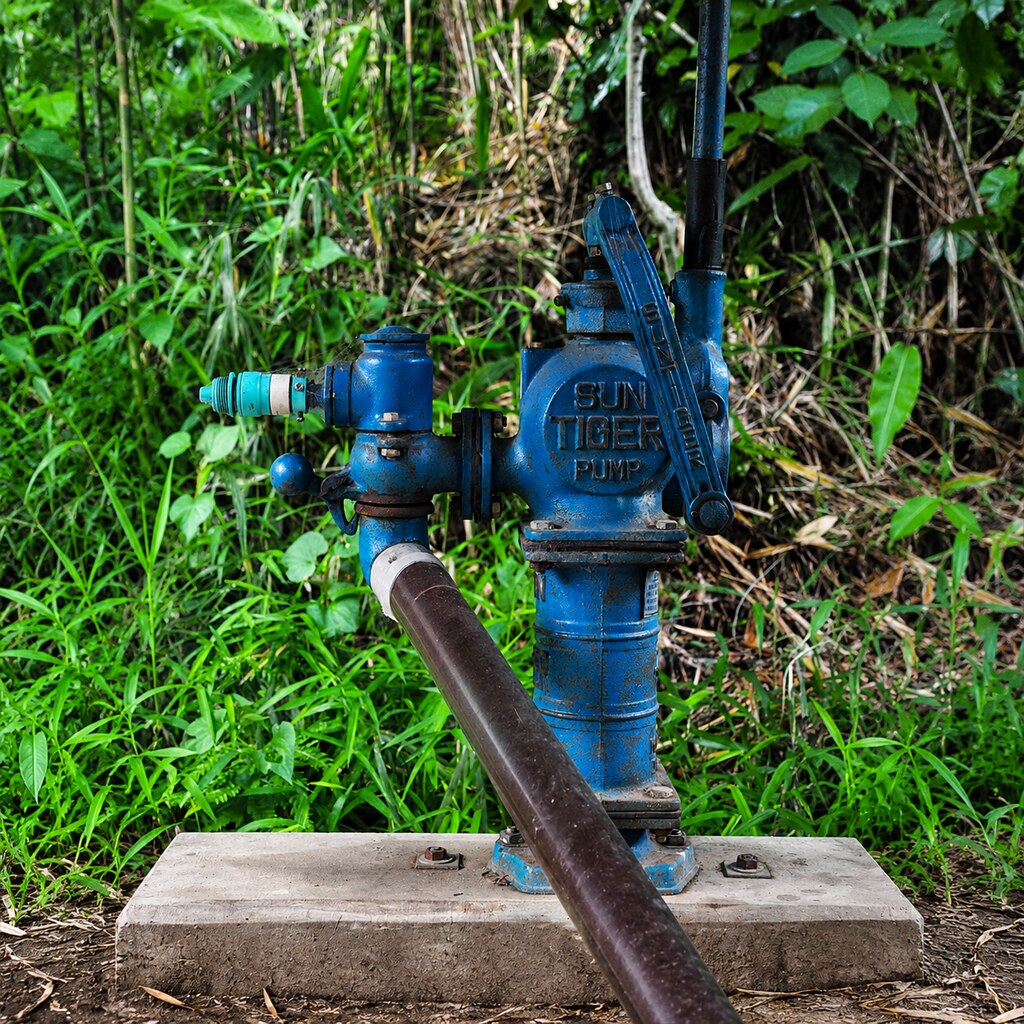 Photo of a bored well