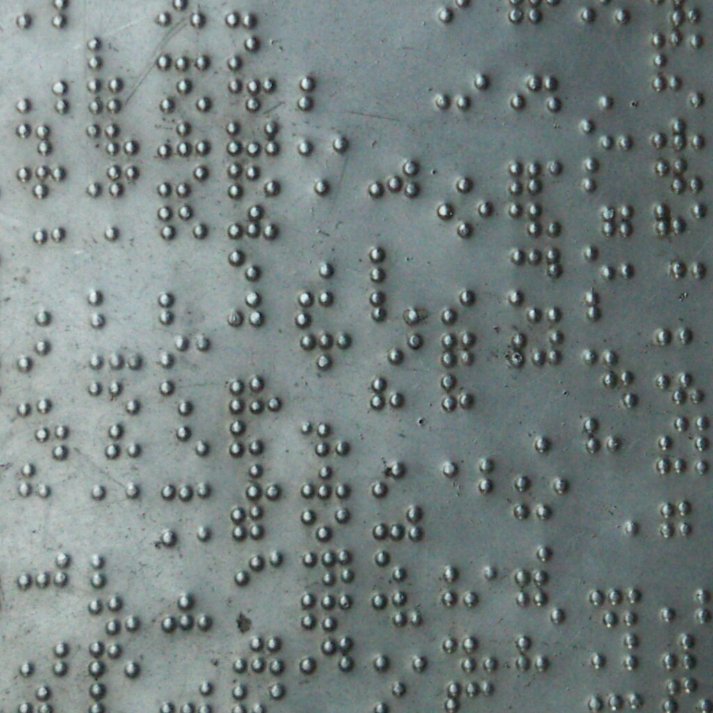 Photo of braille