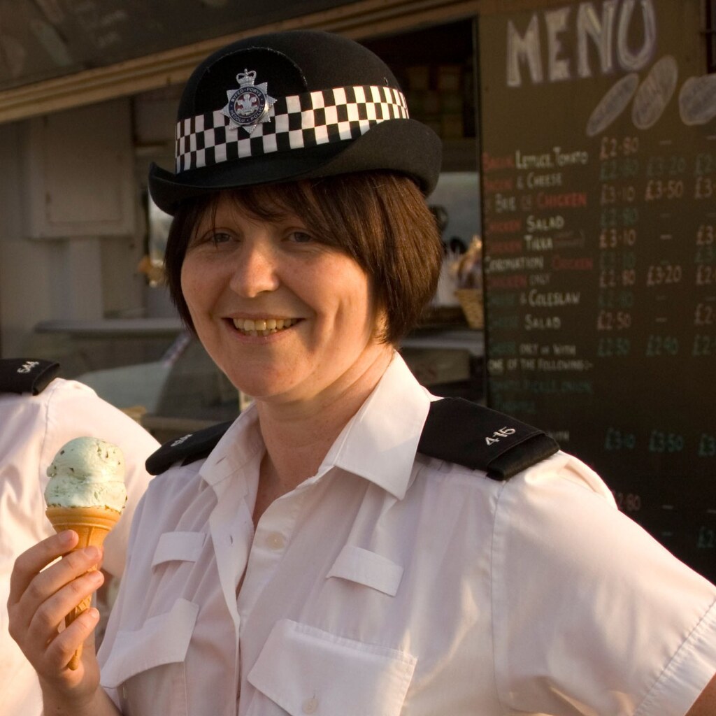 Photo of a British police officer