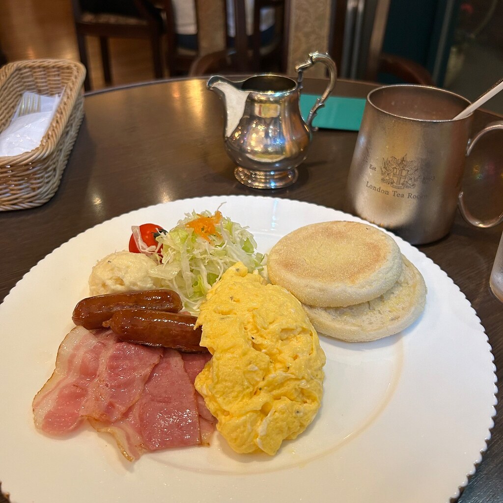 A table set for brunch.
