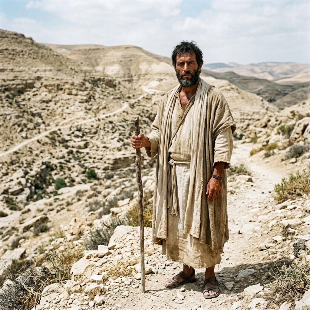 Generated image of the biblical Cain