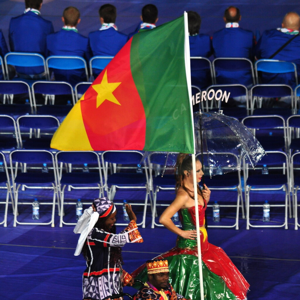 Photo of the Cameroon flag