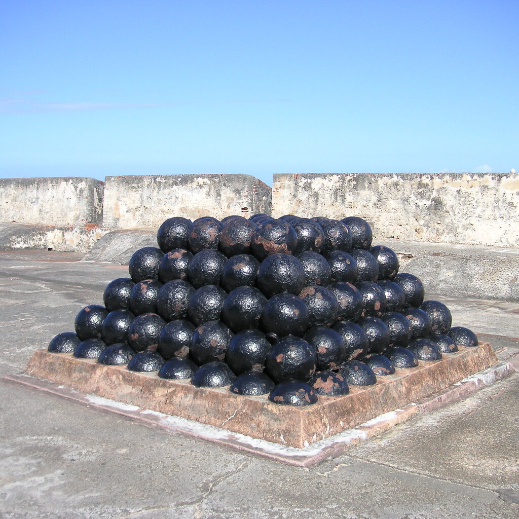 Photo of cannon balls