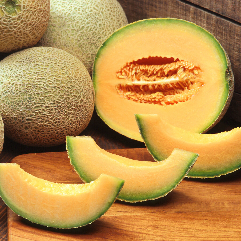 Photo of a cantaloupe
