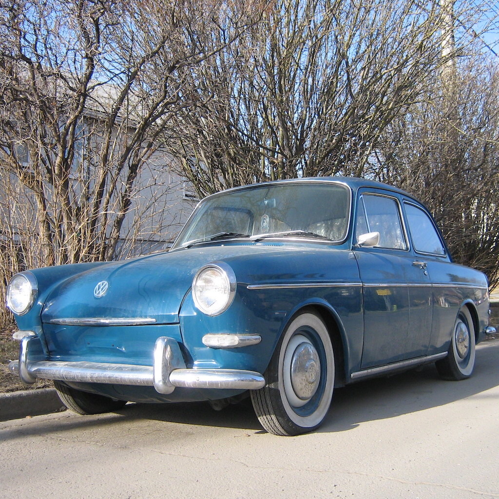 Photo of a blue vehicle