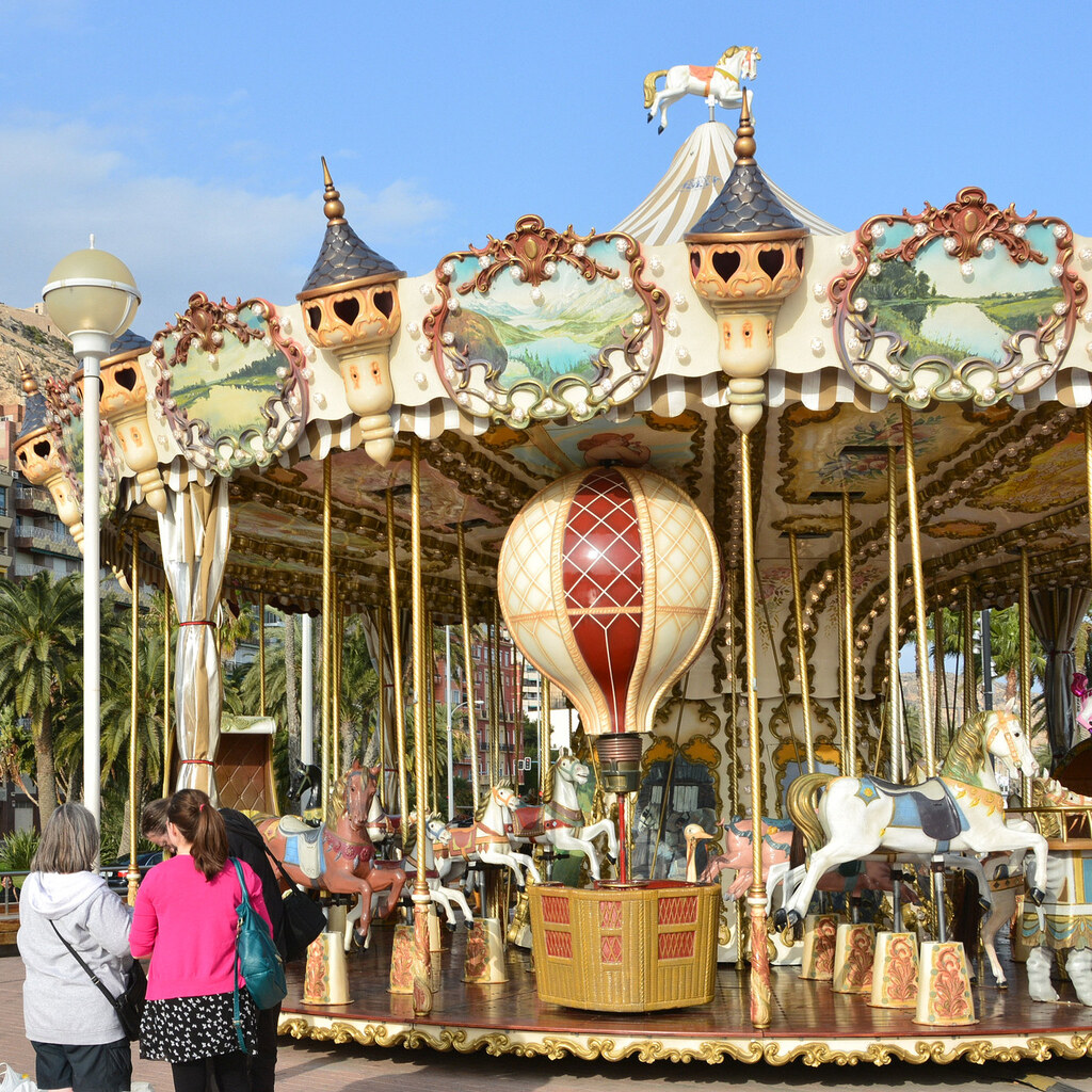 Photo of a carousel