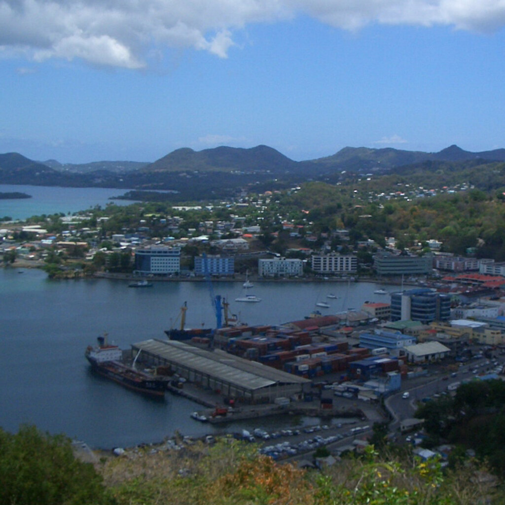 A photo of Castries in St Lucia.