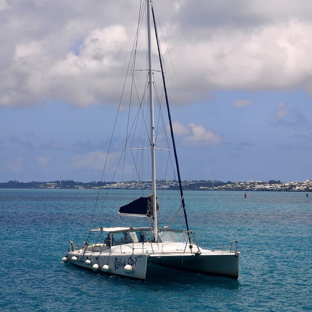 Photo of a catamaran
