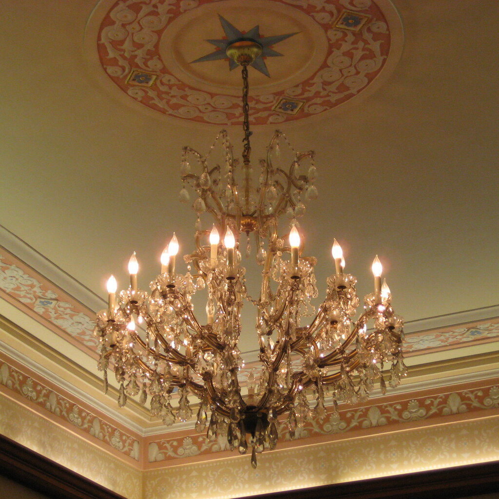 Photo of a chandelier