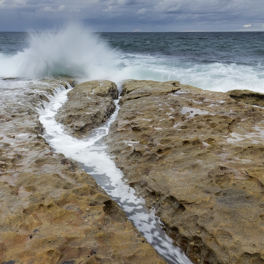 Photo of surge channels