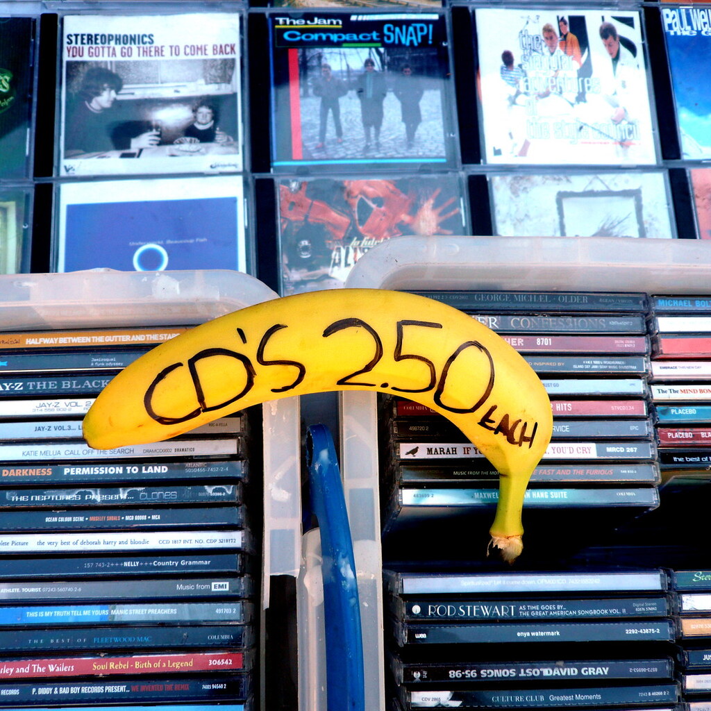 Photo of some cheap CDs