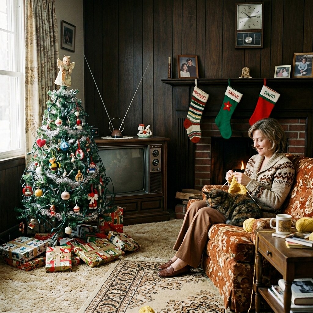 Generated image of a Christmas tree