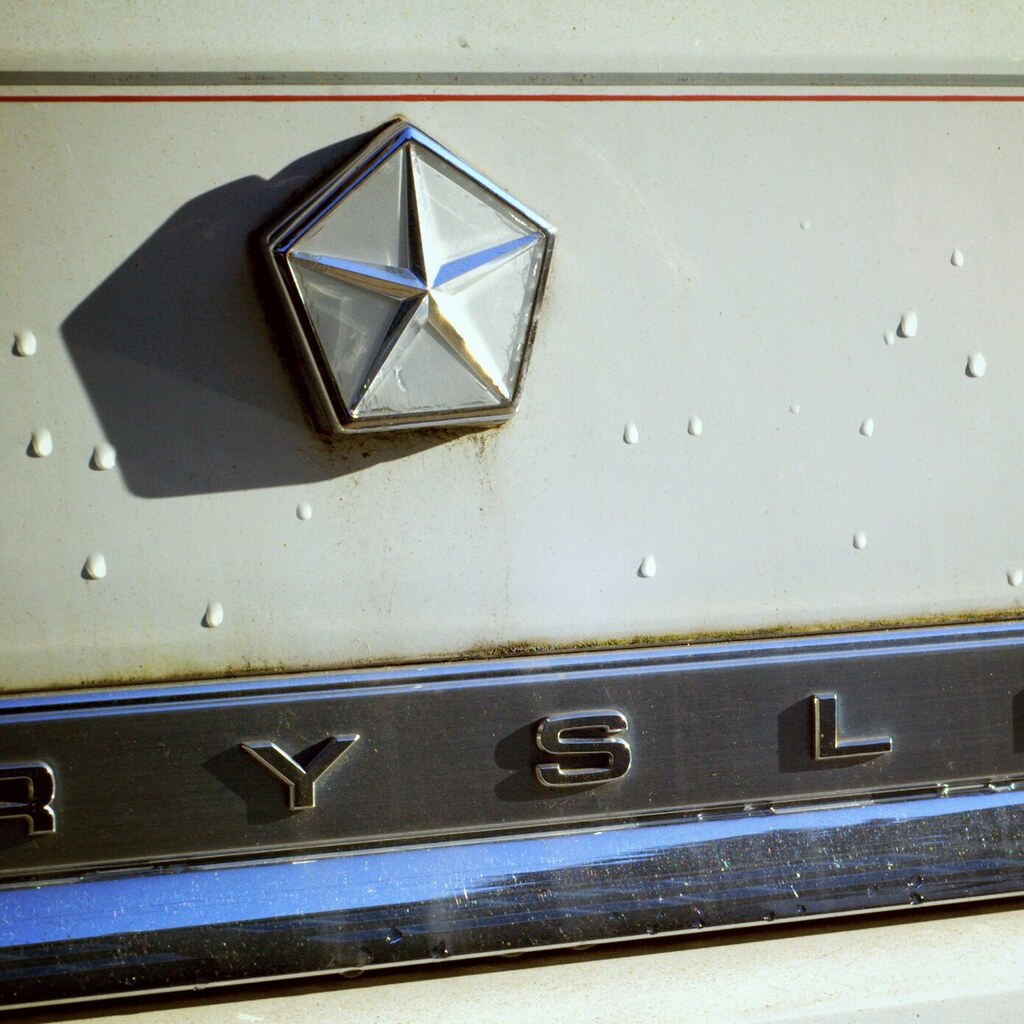 Photo of a Chrysler badge