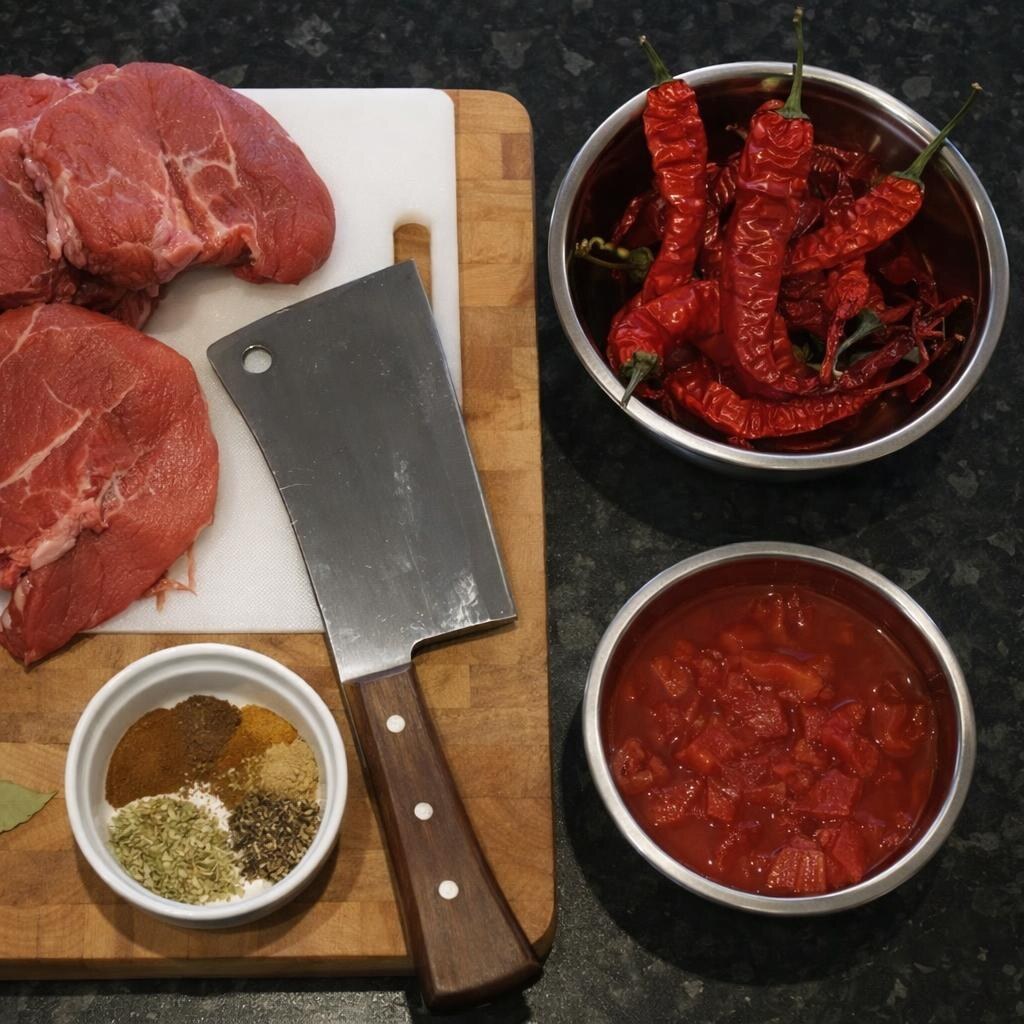 Photo of a cleaver.