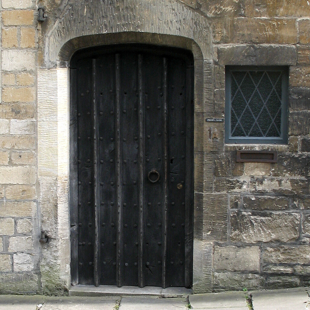 Photo of a closed door