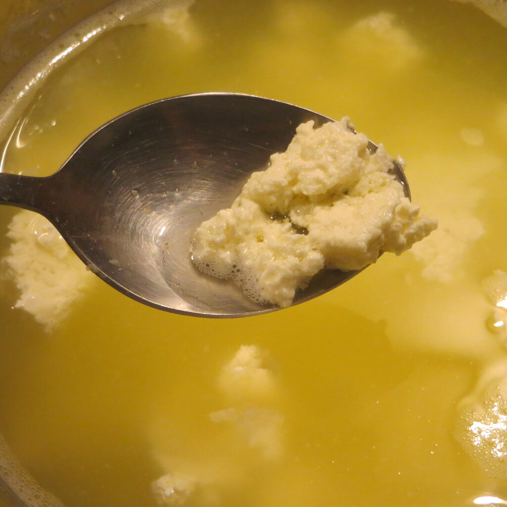 Photo of curdled milk
